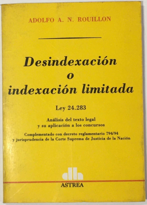 Desindexacion o indexacion limitada?