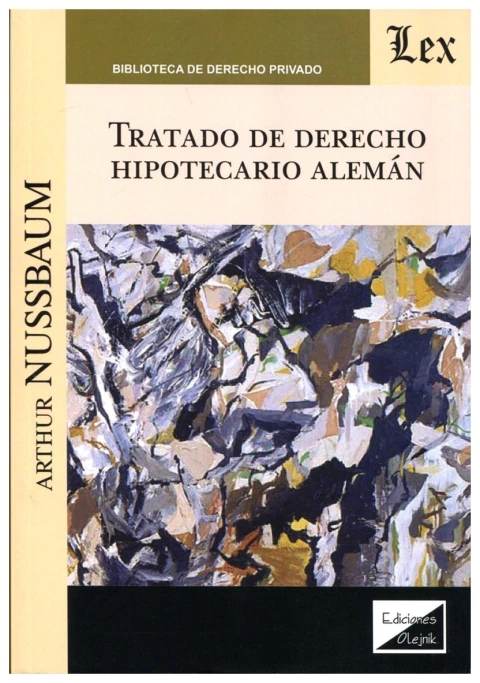 Tratado de derecho hipotecario alemán