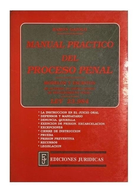 Manual práctico del proceso penal (usado)