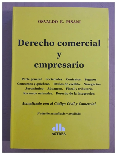 Derecho comercial y empresario
