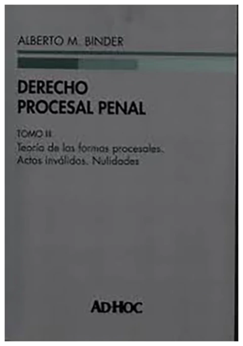 Derecho procesal penal. 2 - Encuadernado