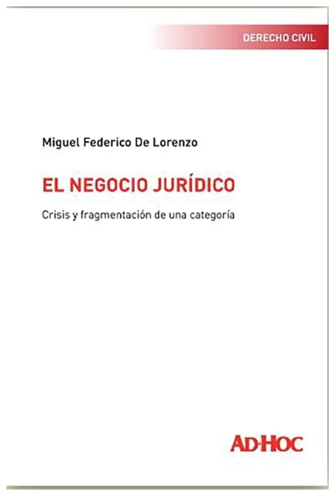 El negocio jurídico