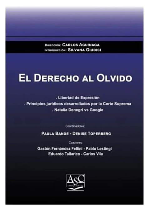 El derecho al olvido