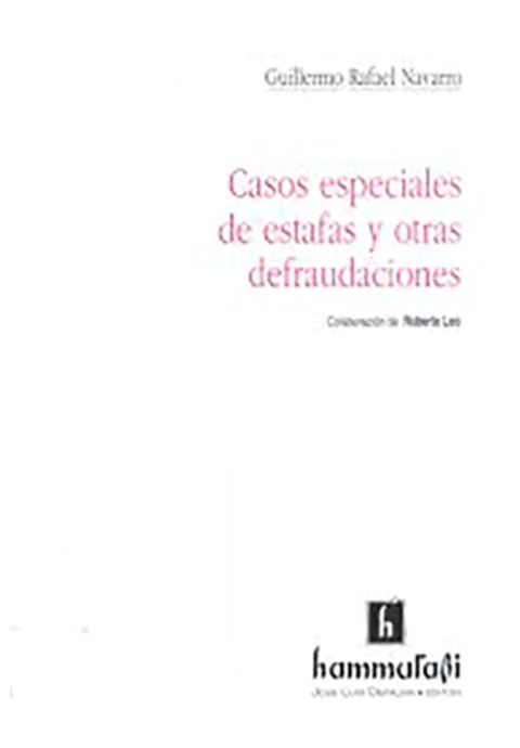Casos especiales de estafas y otras defraudaciones