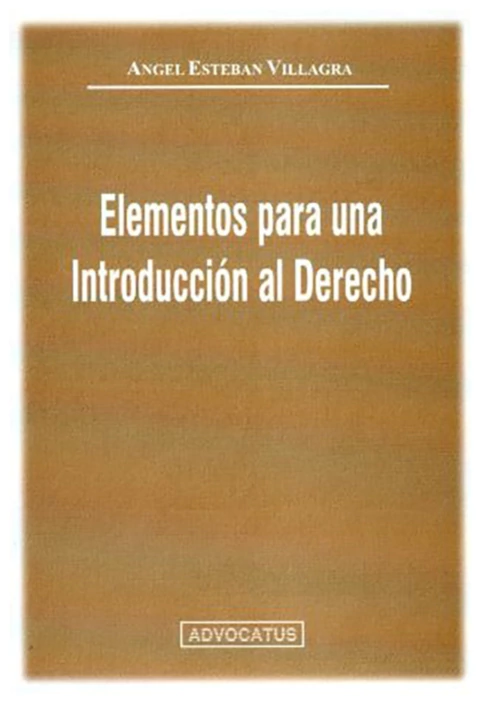 Elementos para una Introducción al Derecho