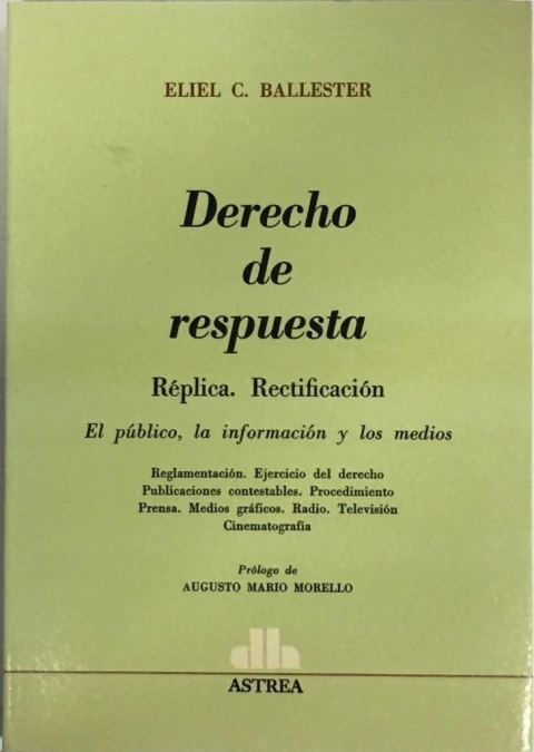 Derecho de respuesta