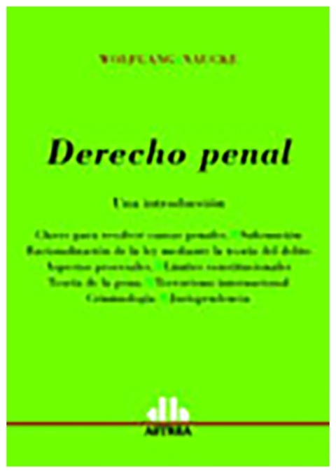 Derecho penal. Una introduccion