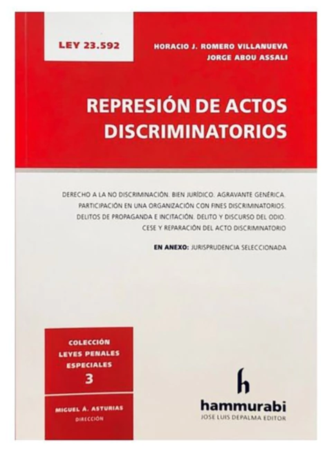 Represión de Actos Discrininatorios