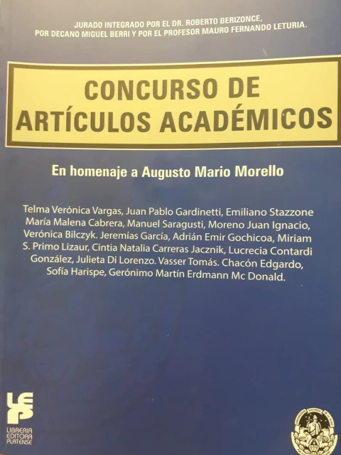 Concurso de artículos académicos