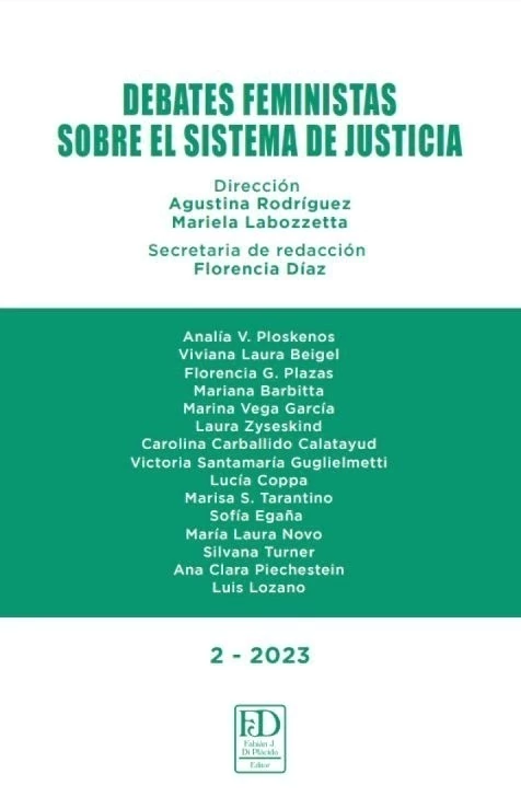 Debates Feministas Sobre el Sistema de Justicia vol 2