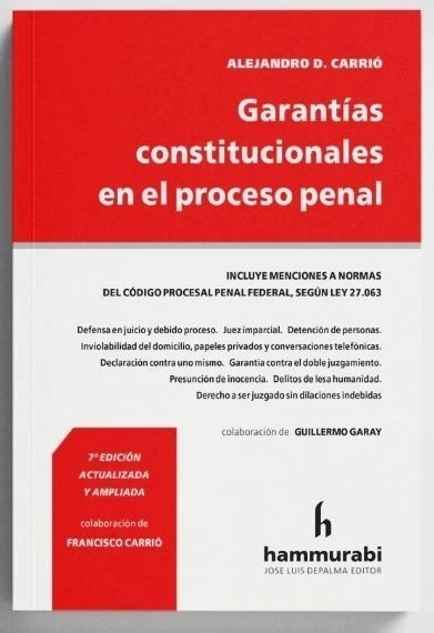Garantías constitucionales en el proceso penal 7ª edición 2024