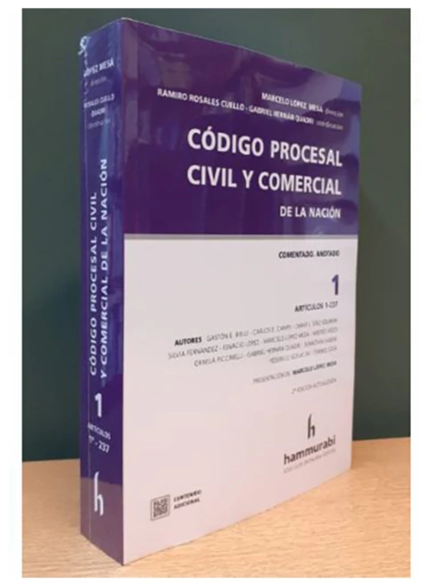 Codigo Procesal Civil y Comercial de la Nacion. Vol. 1