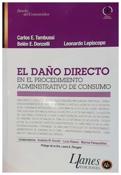 El daño directo en el procedimiento administrativo de consumo