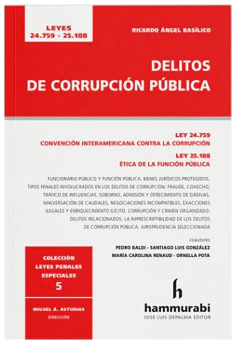 Delitos de corrupcion publica
