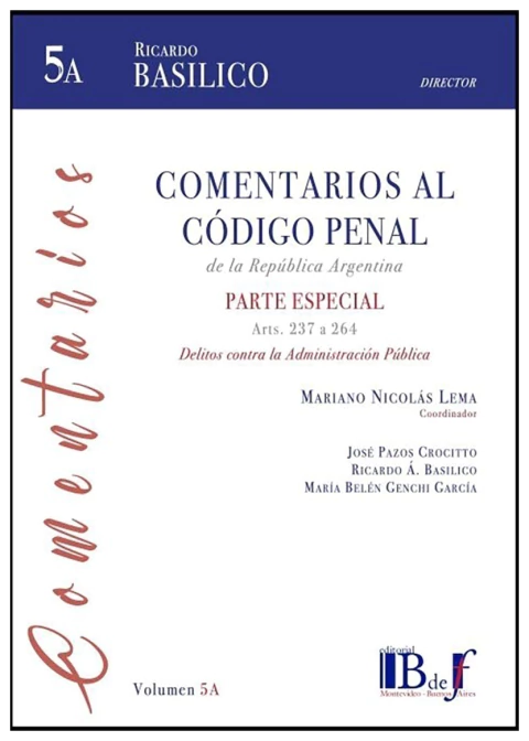 Comentarios al Código Penal - 5A