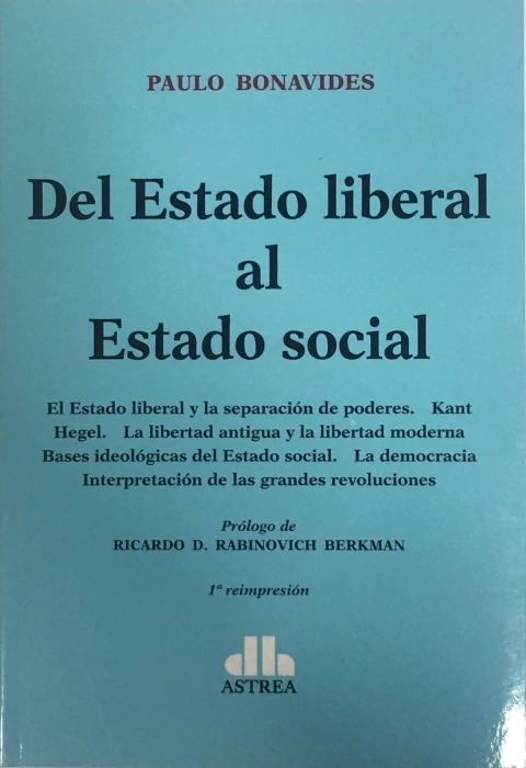 Del Estado liberal al Estado social