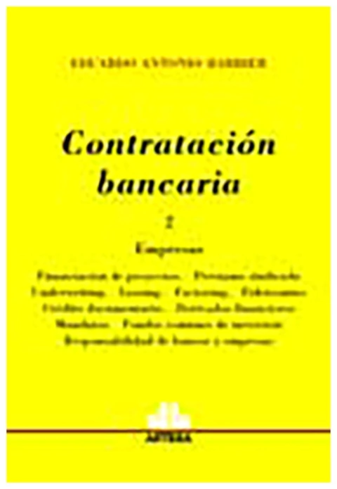 Contratacion bancaria. Tomo 2. Empresas