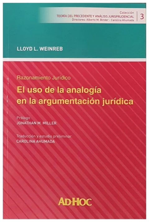 El uso de la analogía en la argumentación jurídica