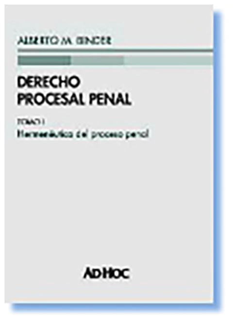 Derecho procesal penal. 1 - Encuadernado