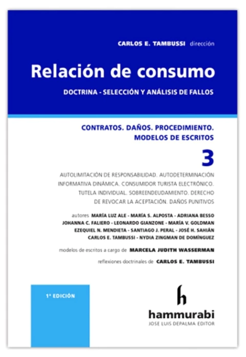 Relacion de consumo. Vol. 3