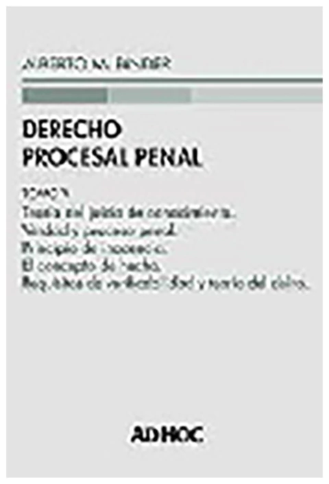 Derecho Procesal Penal. 5 - Encuadernado