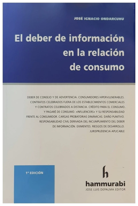 El deber de información en la relacion de consumo