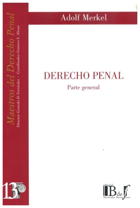 Derecho penal. Parte general