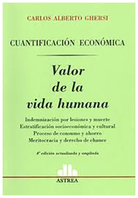 Cuantificacion economica. Valor de la vida humana