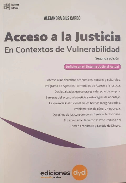 Acceso a la Justicia en Contextos de Vulnerabilidad 2da. edicion 2023 - comprar online