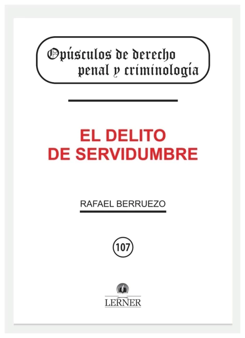 El delito de servidumbre