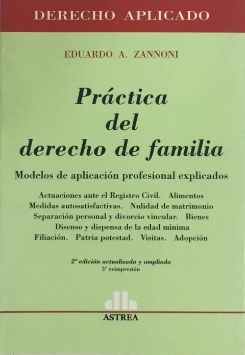 Practica del derecho de familia