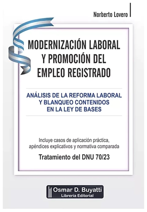 Modernización laboral y promoción del empleo registrado