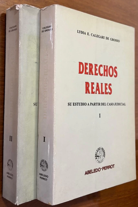 Derechos reales. Su estudio a partir del caso judicial. 2 tomos (usados)