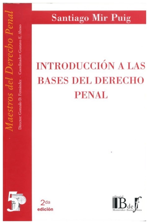 Introduccion a las bases del derecho penal