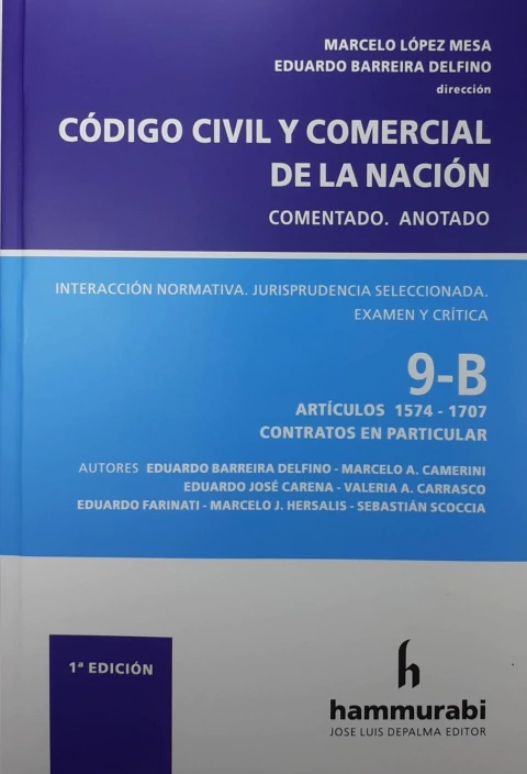 Código Civil y Comercial. Comentado. Tomo 9 B