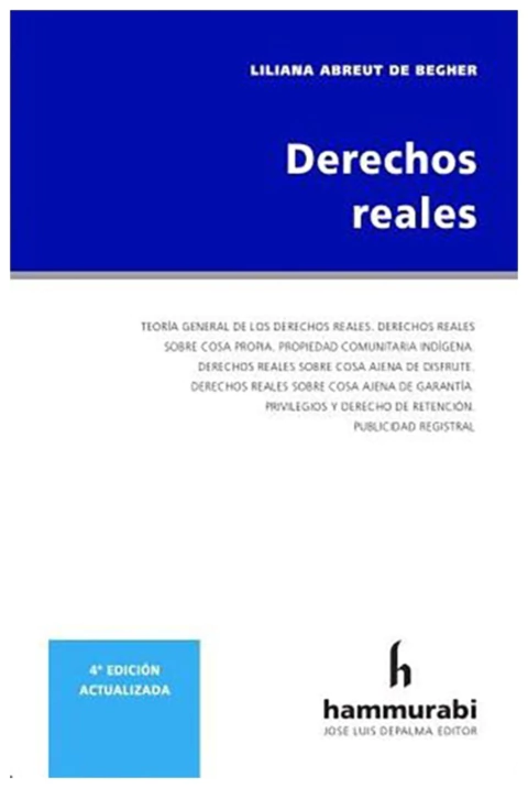 Derechos Reales 4ta Edición 2023 - comprar online