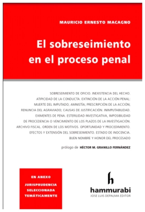 El sobreseimiento en el proceso penal