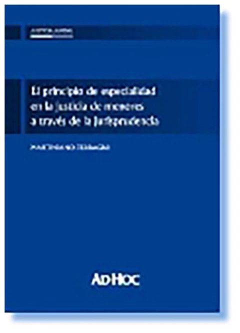 El principio de especialidad en la justicia de menores a traves de la jurisprudencia