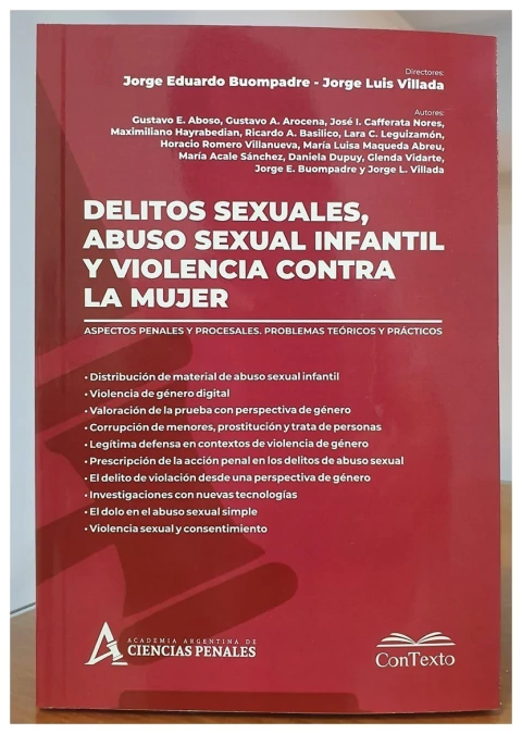 Delitos sexuales, abuso sexual infantil y violencia contra la mujer