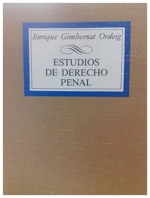 Estudios de derecho penal