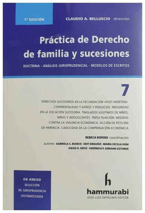 Practica de derecho de familia y sucesiones. 7