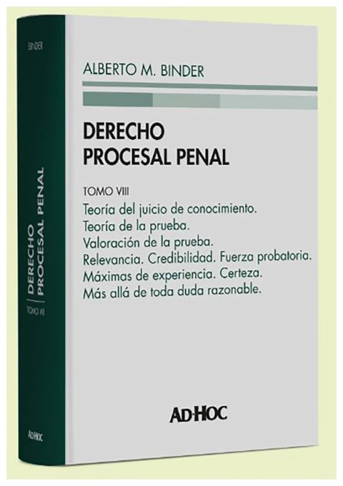 Derecho procesal penal. 8 - Encuadernado