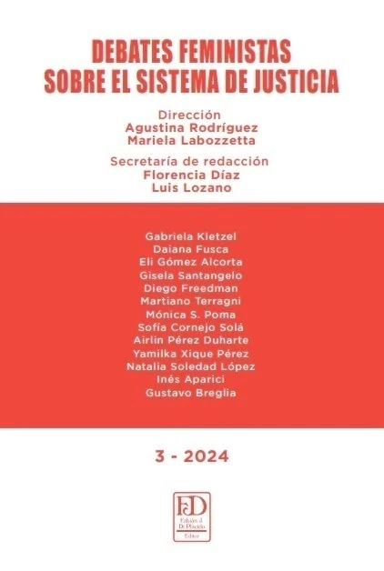 Debates feministas sobre el sistema de justicia. Vol 3