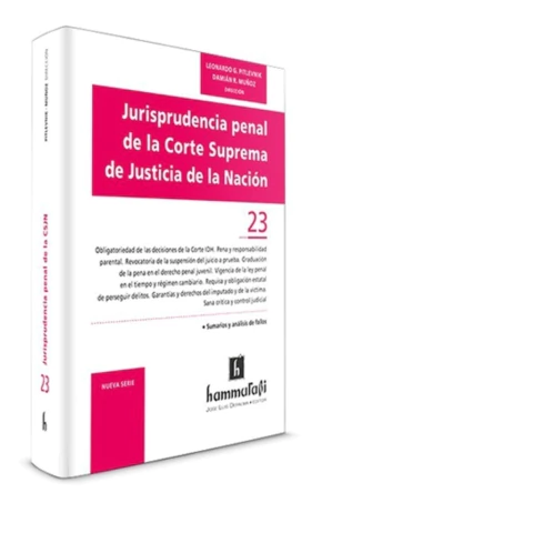 Jurisprudencia penal de la CSJN. Tomo 23