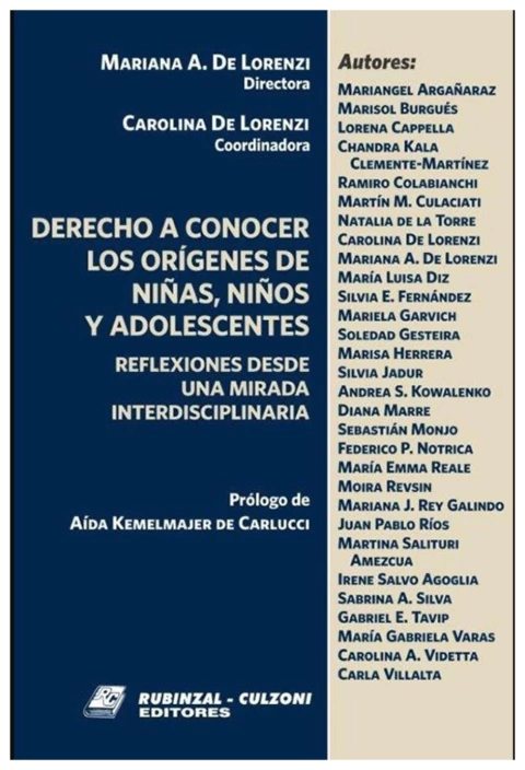 Derecho a conocer los orígenes de niñas niños y adolescentes - comprar online
