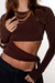 Top Ursula Marrom - comprar online
