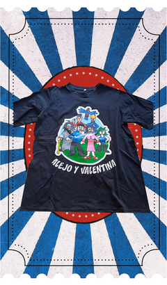 Remera Algodón Alejo y Valentina Talle L