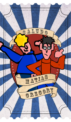 Saludo de Matias y Gregory Animado