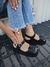 SANDALIA PIGLET TAP CUERO URBANO NEGRO