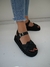 SANDALIA PIGLET TAP CUERO URBANO NEGRO - comprar online